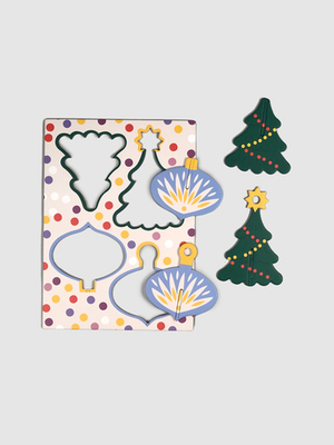 Украшения на ёлку Ёлочка и голубая игрушка