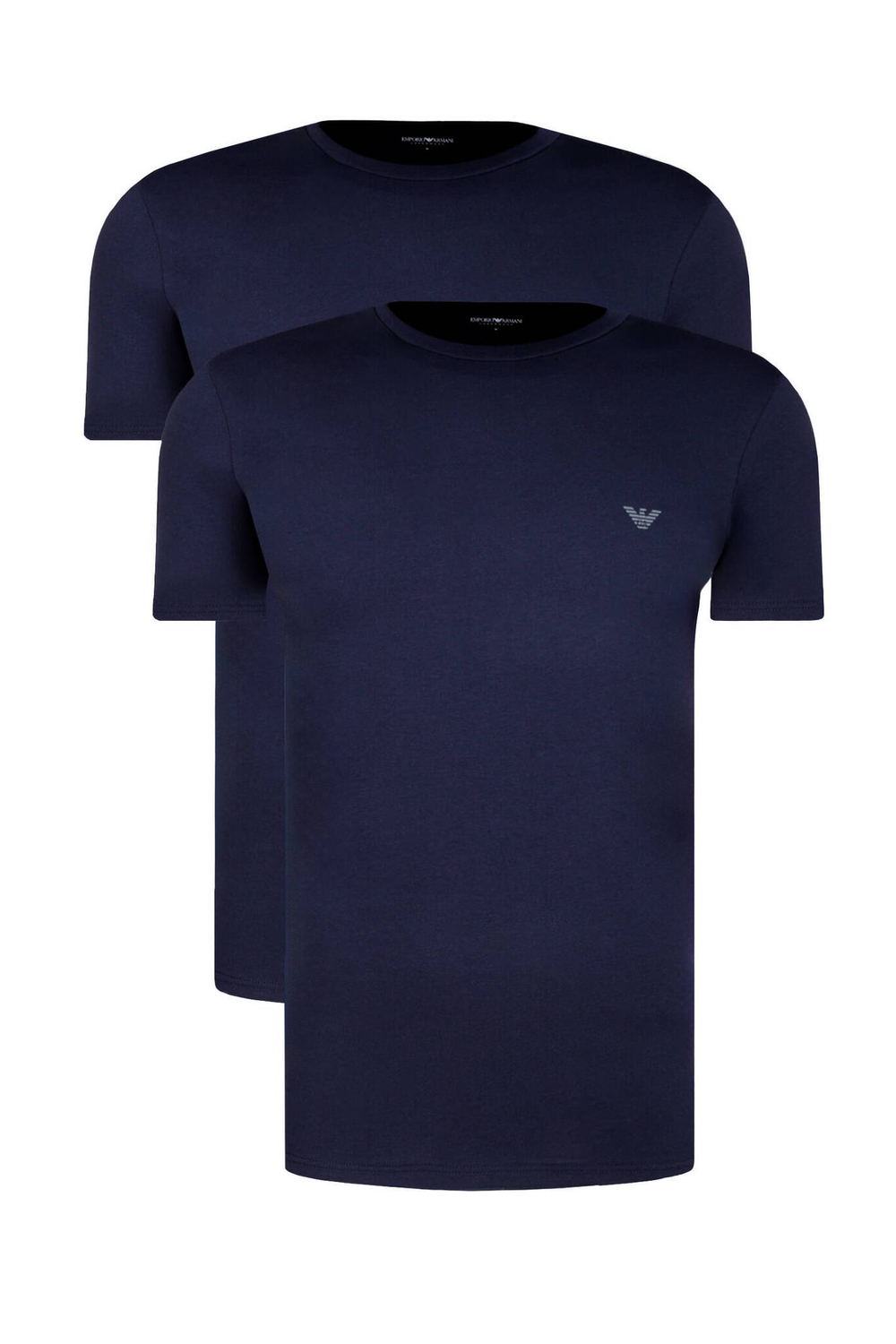 Футболка 2шт. Emporio Armani - темно-синий(111267 4F720)