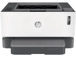 Принтер HP Neverstop Laser 1000a (4RY22A), A4, лазер ч/б, 20 стр/мин, 600х600, 32Мб, AirPrint, USB
