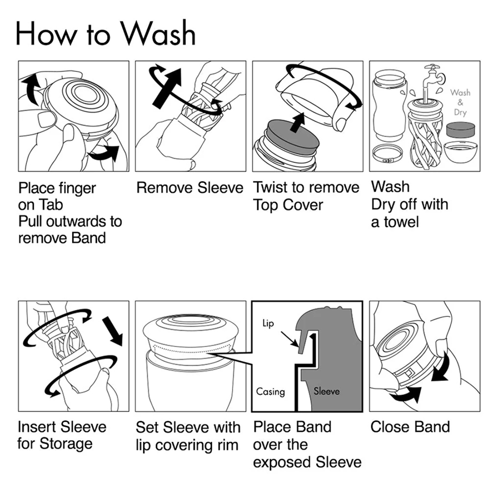 Мастурбатор 15,5см (совместим с вакуумной насадкой) Tenga Air-Tech Reusable Vacuum Cup VC Regular ATV-001R