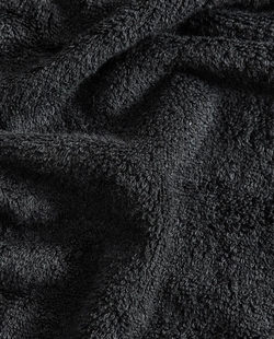 Zara Home - Махровое банное полотенце гладкое, черный, 30х50 см