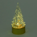 Сувенир с подсветкой «Елочка» 4.2*4.2*9.8 см, в ассортименте (питание от батареек)