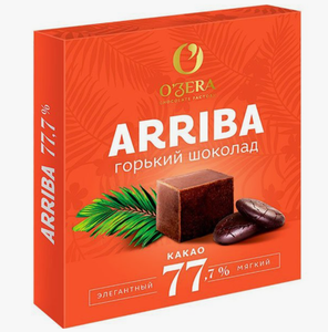 ШОКОЛАД OZERA ARRIBA 77.7% 90ГР