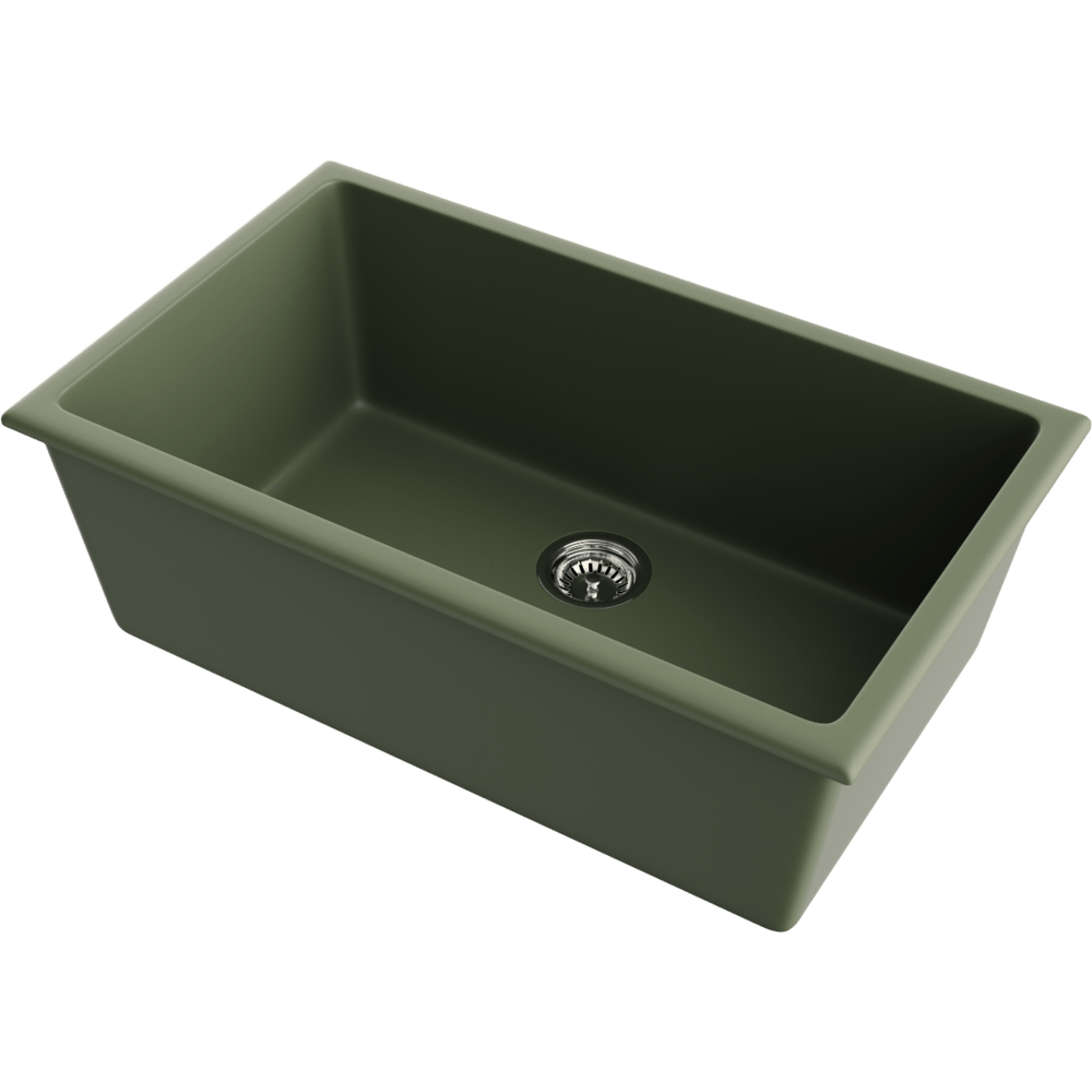 Мойка Omoikiri Okinoshima 76-U/I-OL Natceramic/olive