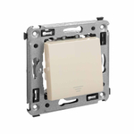 Кнопка одноклавишная в стену, "Avanti", "Ванильная дымка"