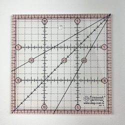 Линейка для пэчворка, 15х15см  (арт. A22-S)