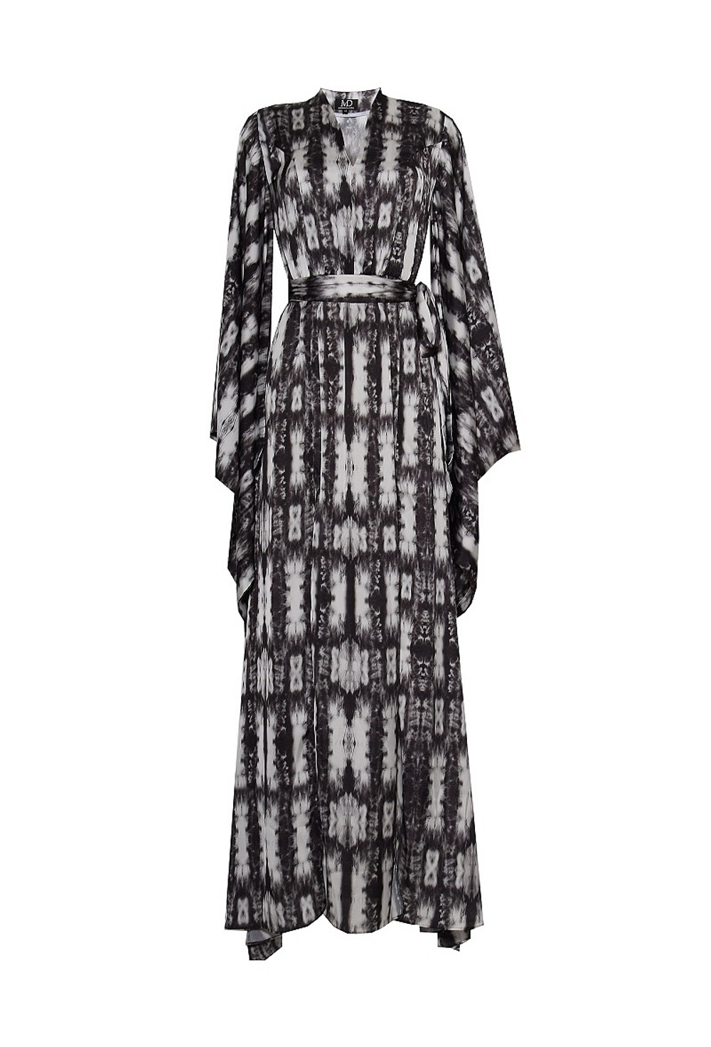 Платье в пол с оригинальными рукавами 33-15SS