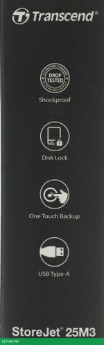 Внешний накопитель Transcend StoreJet 25M3 Slim 2TB (TS2TSJ25M3G)