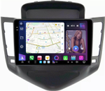 Магнитола для Chevrolet Cruze 1 2009-2012 (рамка черная) - FarCar GX045M монитор 9.5" 2K QLED на Android 14, TS20, 6+128Гб, CarPlay, 4G SIM-слот