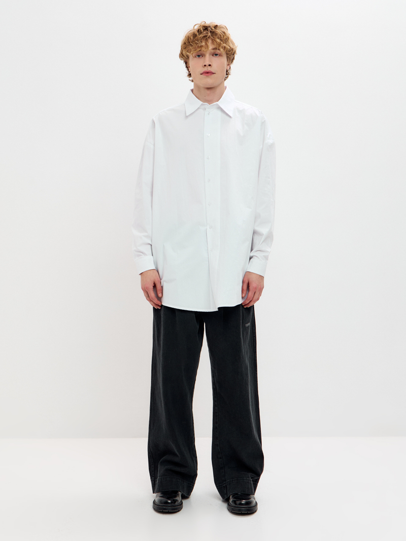 Рубашка мужская LONG белая