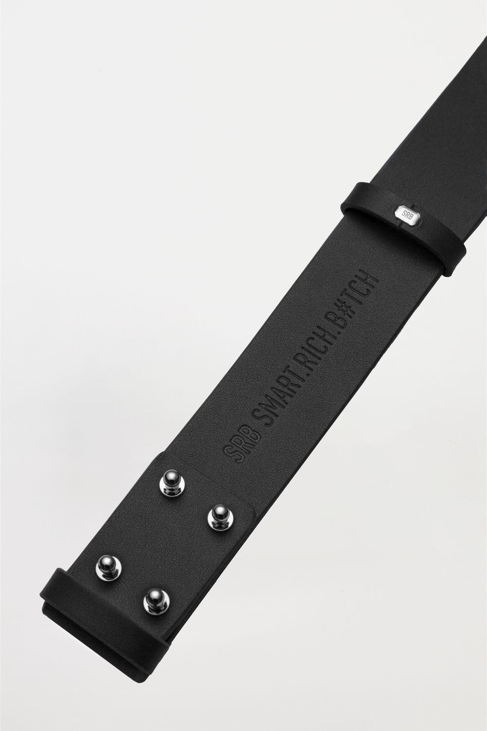 ШИРОКИЙ РЕМЕНЬ НА КОБУРНЫХ КНОПКАХ SELFMADE BLACK