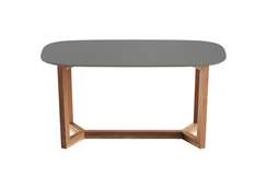 Стол обеденный Cross 2 160*85 см (серый, бук)