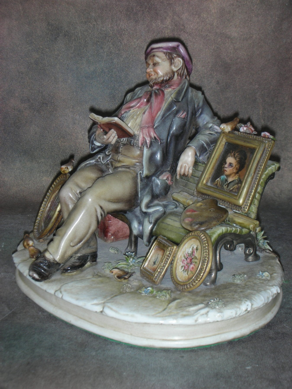 Статуэтка. Фарфор. Художник. Capodimonte. Италия
