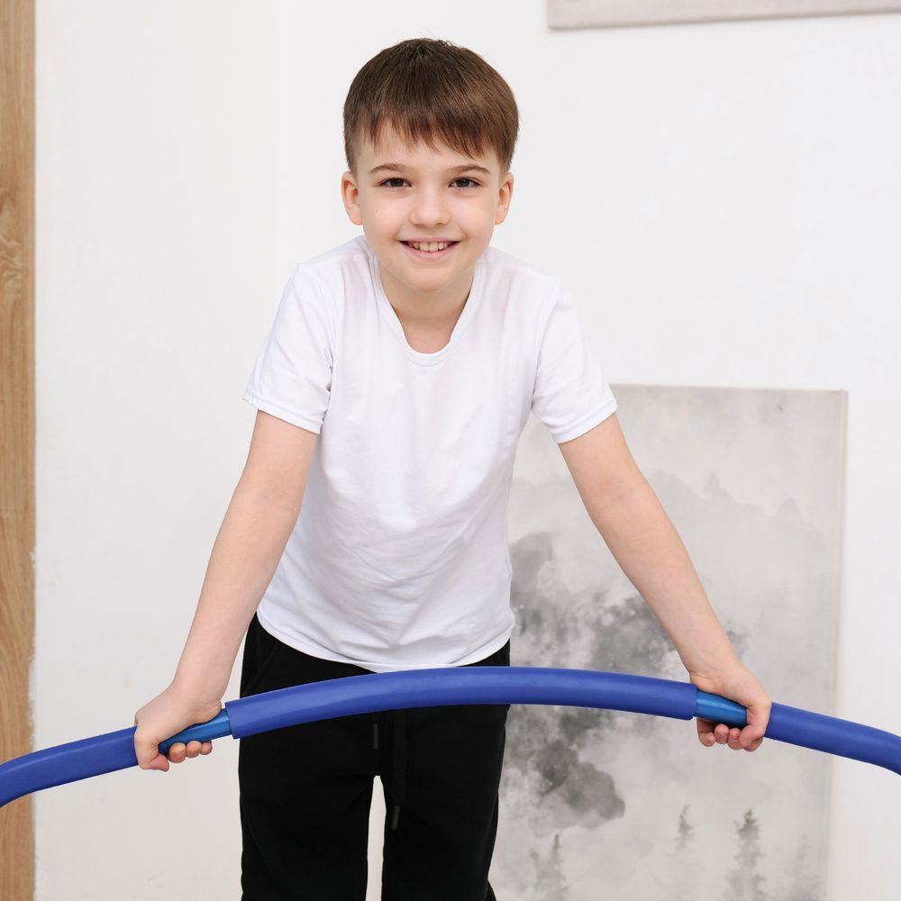 Батут с поручнем DFC Gardenature 36&#39;&#39; синий