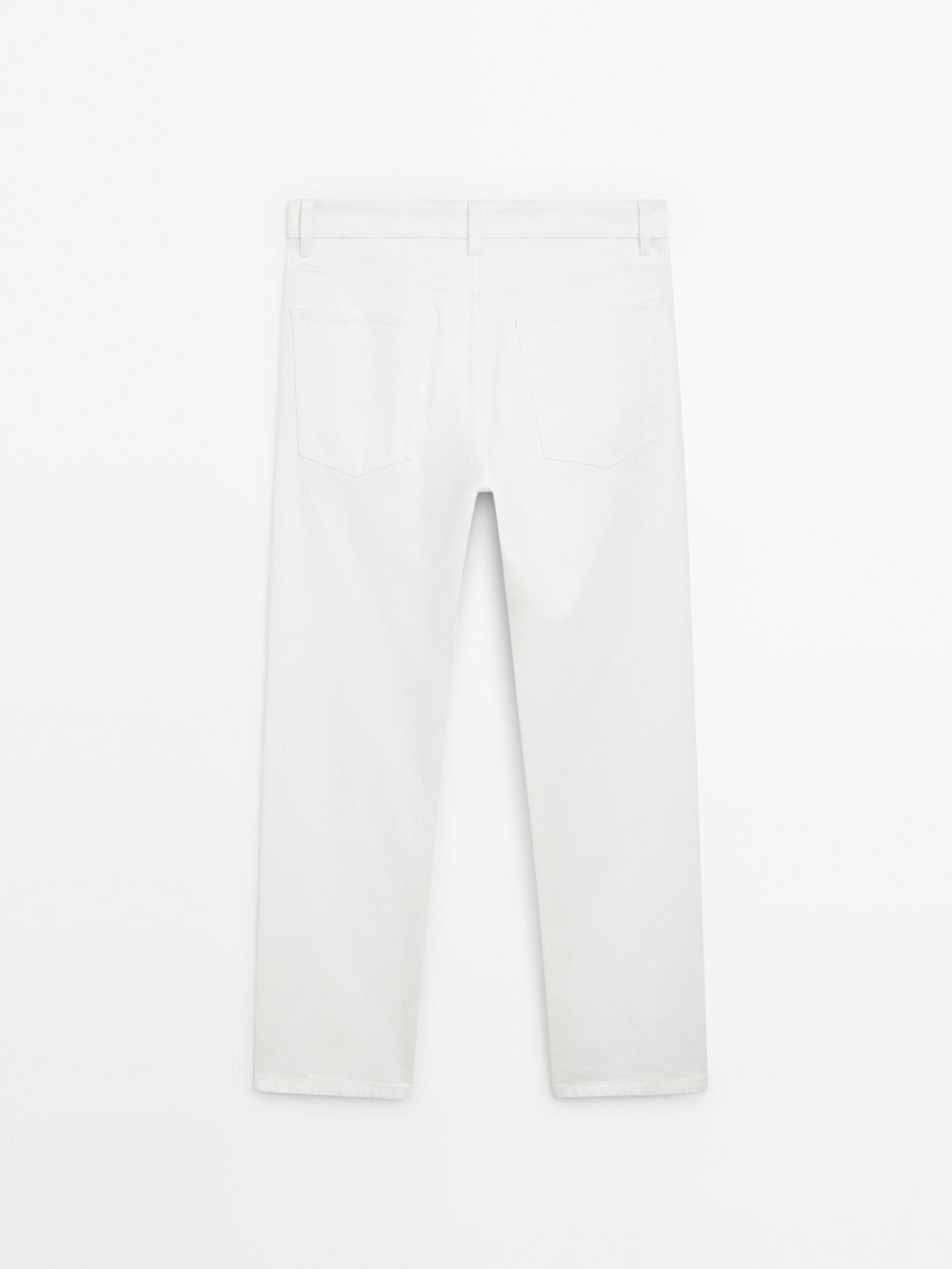 Massimo Dutti Джинсы с широкими штанинами, белый