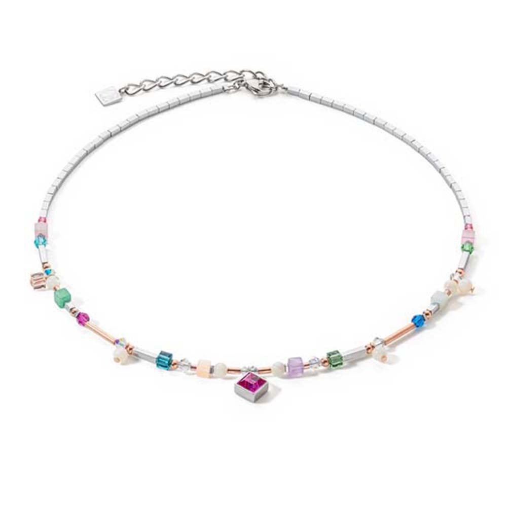 Колье Coeur de Lion Brilliant Square Multicolour 6007/10-1544