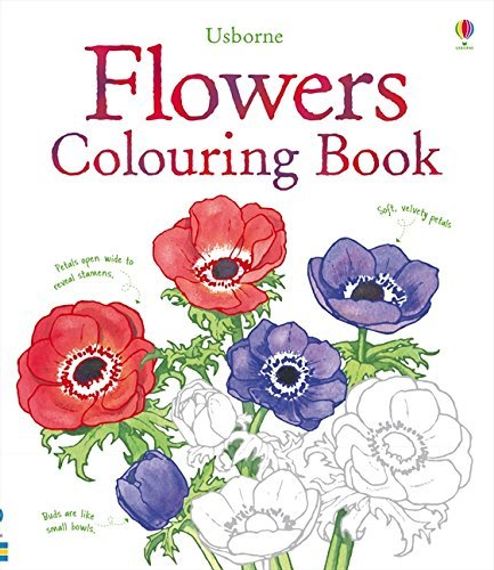 Böyüklər üçün rəngləmə - Flowers