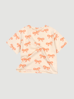 Футболка оверсайз Mjölk Бантики, уценка