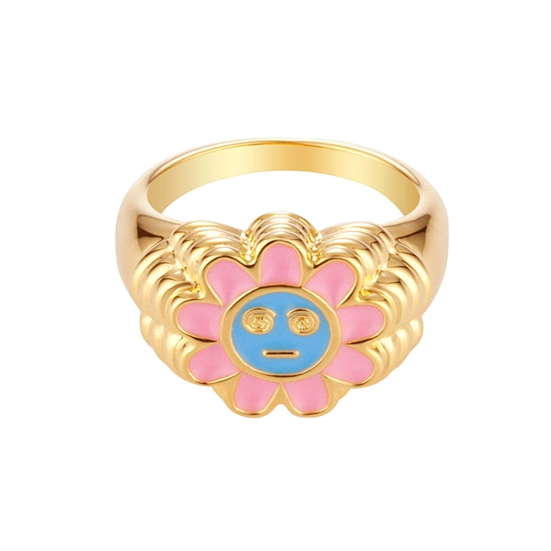 Dazed Flower Ring - Gold