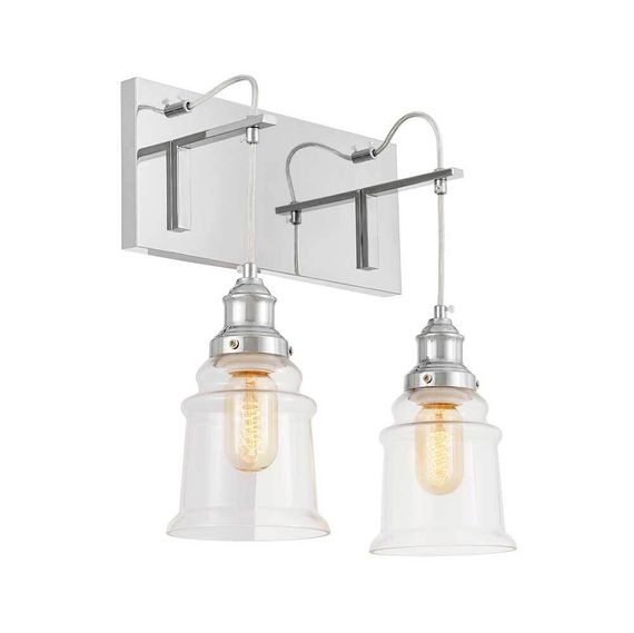 Бра Lumina Deco Fredica Moletti LDW 6844-2 CHR+PR