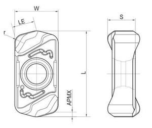 LNMU0303ZER-GM VK1525 Пластина твердосплавная