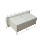 Ящик для мелочей врезной с подстаканниками C12201W