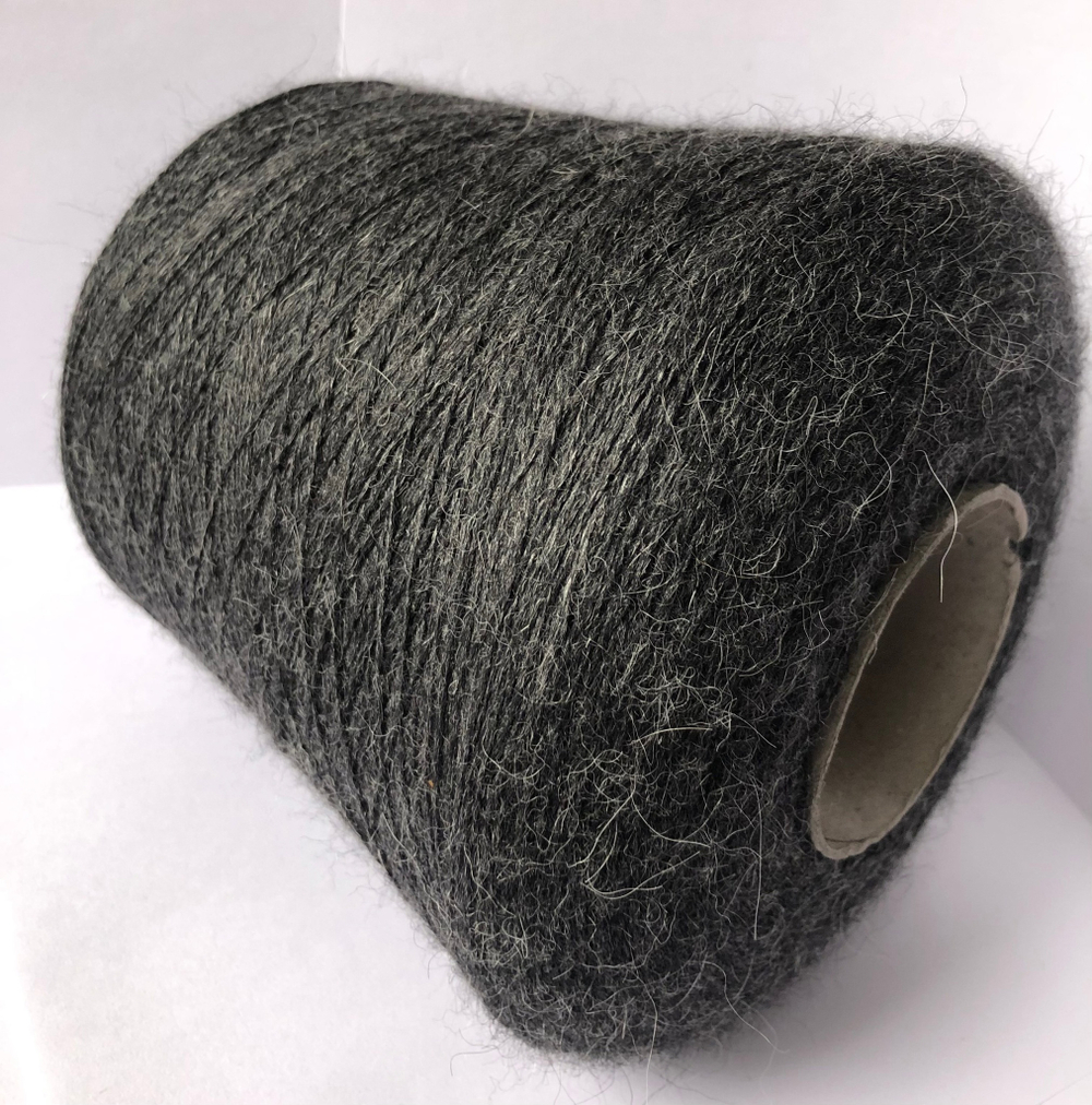 Пряжа Альпака 50 меринос Soft alpaca графит