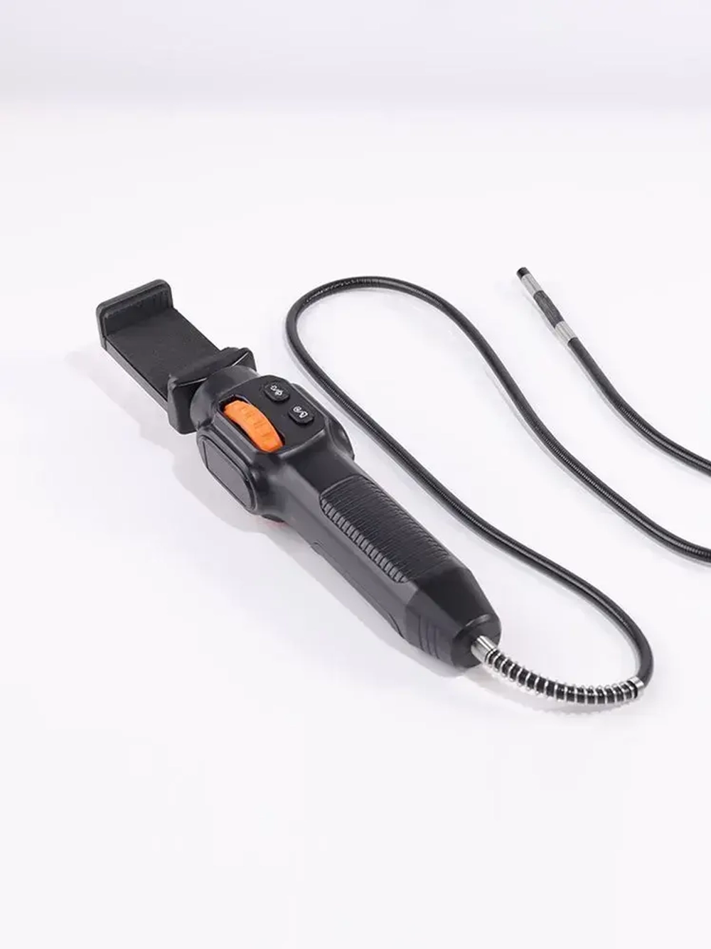 Промышленный эндоскоп с 360 вращающейся видеокамерой, 6 мм, 2 МП HD, водонепроницаемость IP67, совместим с iOS и Android.