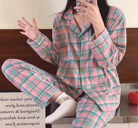 Пижама штаны+рубашка с д/р 3476