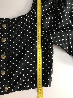 Топ Gloria Jeans в горошек, маркировка XS, визуально на 42 размер