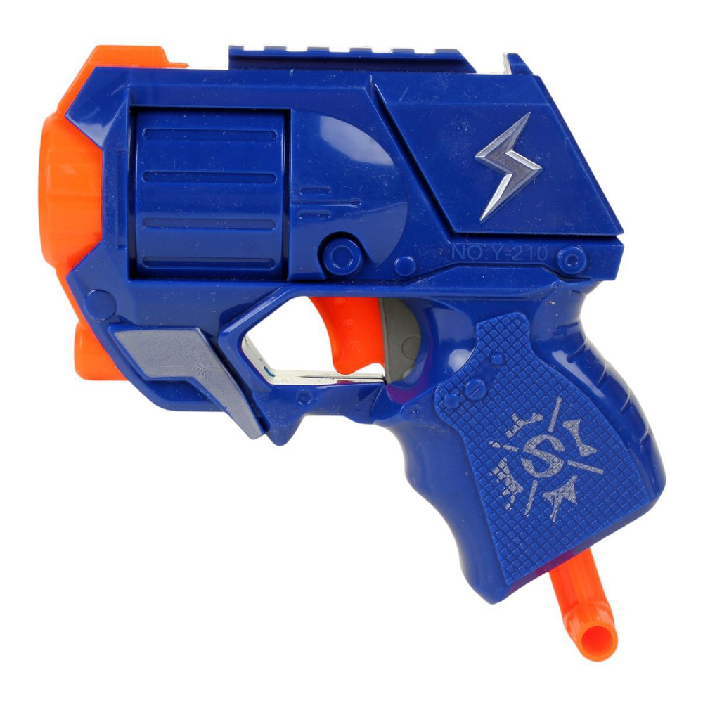 Пистолет с мягк.пулями, коробка YL-282