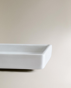 Zara Home мыльница, фаянс, белый