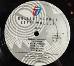 Винтажная виниловая пластинка LP Rolling Stones Steel Wheels (UK 1989)