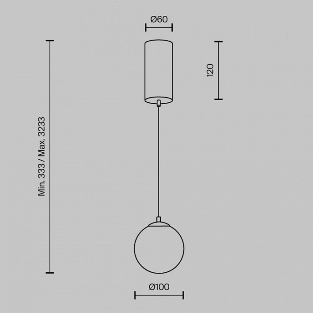 Подвесной светильник Maytoni Yora MOD464PL-L5BSK