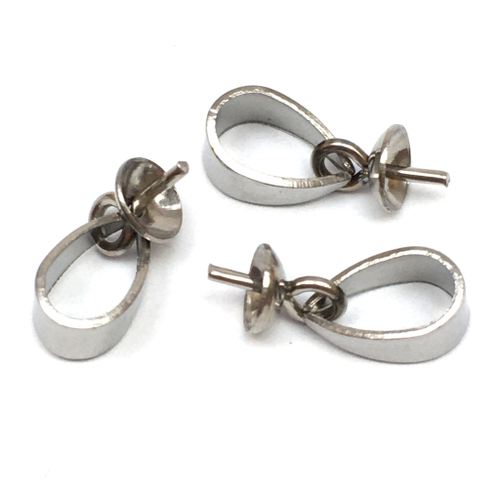 Бейл под шнур со штифтом 15х6 мм, нержавеющая сталь