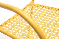 "Посейдон" стул стальной, цвет желтый