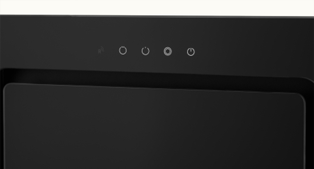 Кухонная встраиваемая вытяжка Weissgauff Intense 600 Touch Black Glass (430367)