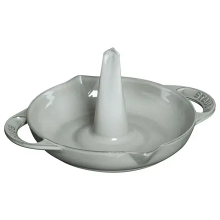 STAUB Жаровня для курицы 24 см, чугун (2 сорт)
