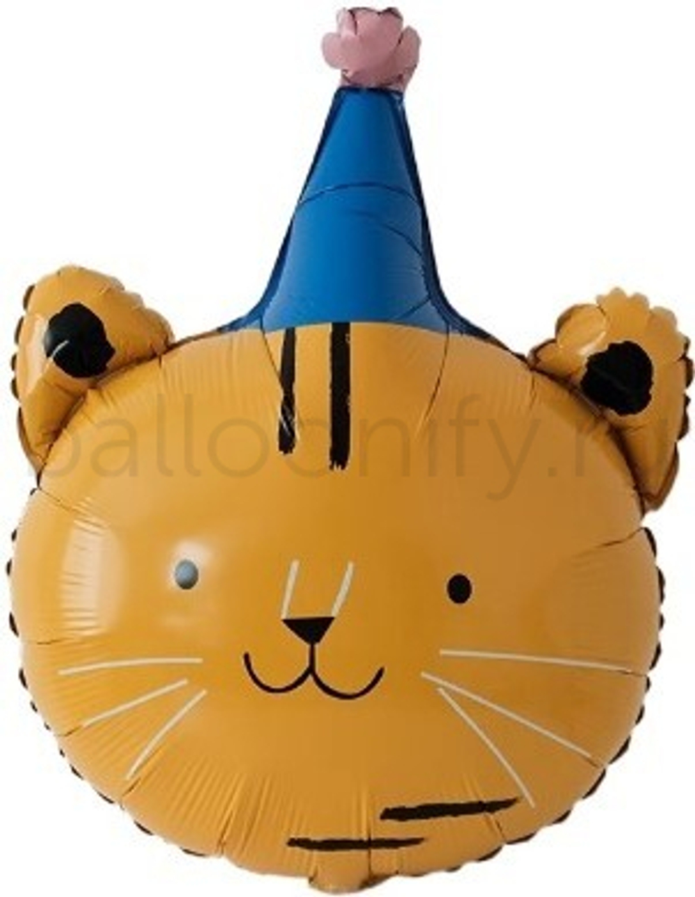 Шар (29''/74 см) Фигура, Тигренок в колпачке, 1 шт.