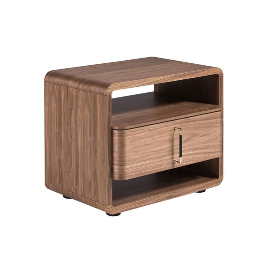 Прикроватная тумбочка 7225 из орехового дерева