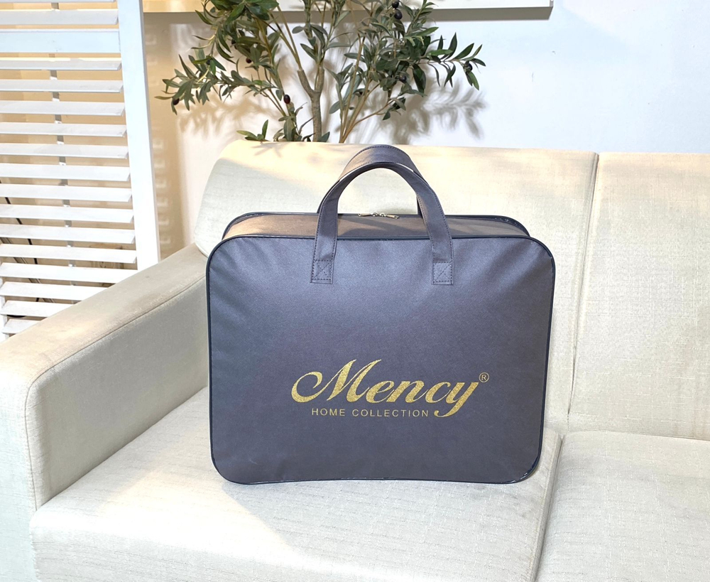 Комплект постельного белья с одеялом "Mency" / Размер Евро / Коробка 26 расцветок
