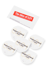 Презервативы Sagami Original 001 увеличенного размера полиуретановые №5