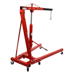 GTE-HK13001 - Кран гидравлический 1т h=2150мм GTE - Гидравлический кран 1т GTE-HK13001 необходим для подъема и перемещения тяжелых узлов транспортных средств.

Подъем стрелы осуществляется за счет гидравлического цилиндра, что позволяет снизить усилия оператора во время работы.

Конструкция модели отличается высокой надежностью, прочностью и долговечностью.



Характеристики:

Грузоподъемность максимальная: 1 т
Минимальная длина стрелы: 935 мм
Максимальная длина стрелы: 1440 мм
Максимальная высота подъема: 2150 мм




Особенности:

Складная конструкция минимизирует место, предназначенное для хранения инструмента.
Гидравлический цилиндр обеспечивает высокую скорость подъема и безопасность.
Прочная конструкция из усиленных сварных элементов.
Регулировка стрелы в 4 положения.