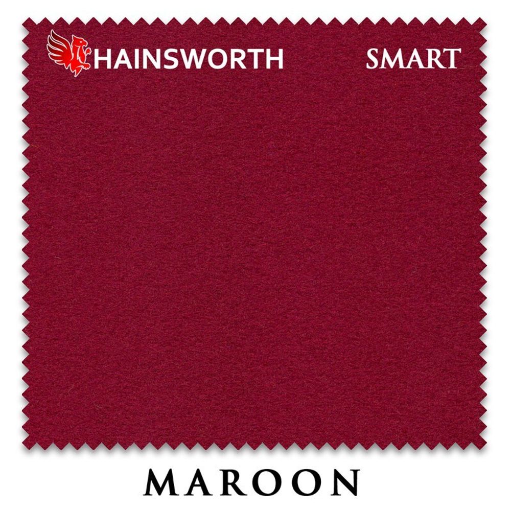Сукно Hainsworth Smart Snooker 195см Maroon