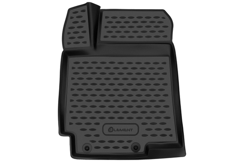 Коврик в салон для HYUNDAI Solaris (I, Iр), 2010-2017, передний левый, 1 шт. (полиуретан) ELEMENT3D2059210KFL