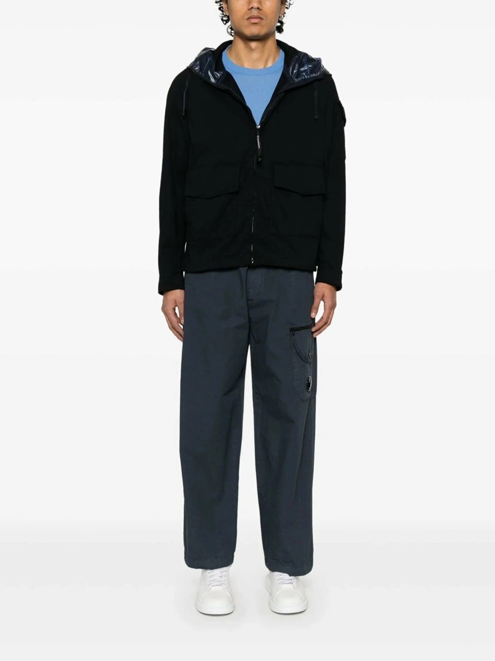 Куртка C.P. Company Knitted Nylon Jersey Explorer Jacket