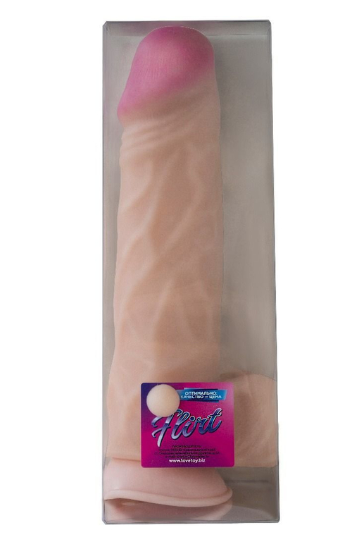 Гигантский дилдо-реалистик на присоске - 27 см.