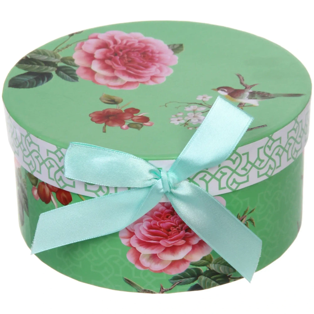 Чайная пара керамическая «Грация» (кружка 220мл+блюдце) в подарочной коробке, красная роза