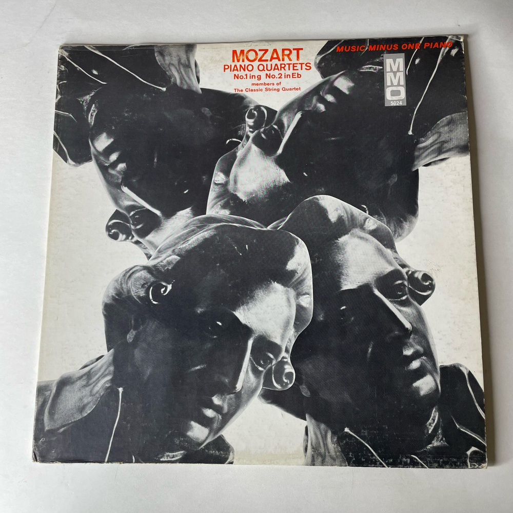 Винтажная виниловая пластинка LP Моцарт В. А., Mozart W. A. Piano Quartets No 1 G, No 2 in Eb (США 1976)