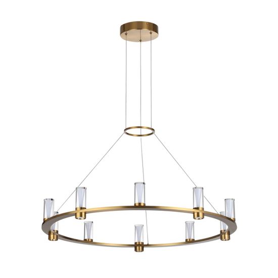 7144/70L HIGHTECH ODL26 515 светильник античная бронза/акрилл/металл IP20 LED 60W 3830Лм 3000K 180° 220V DEFANCE